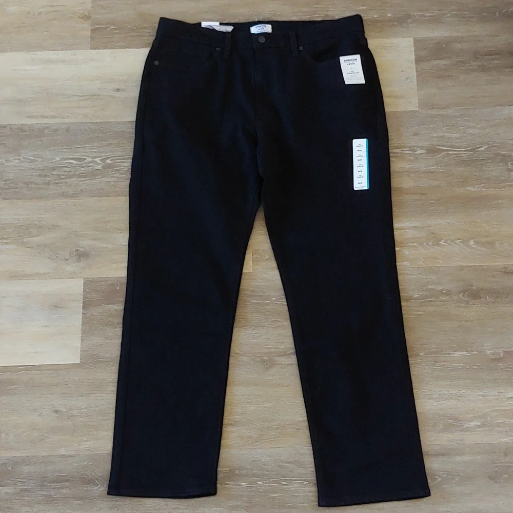 NWT Denizen Levi's Men's 231 Athletic Fit Flex Jeans Black Size 36X32